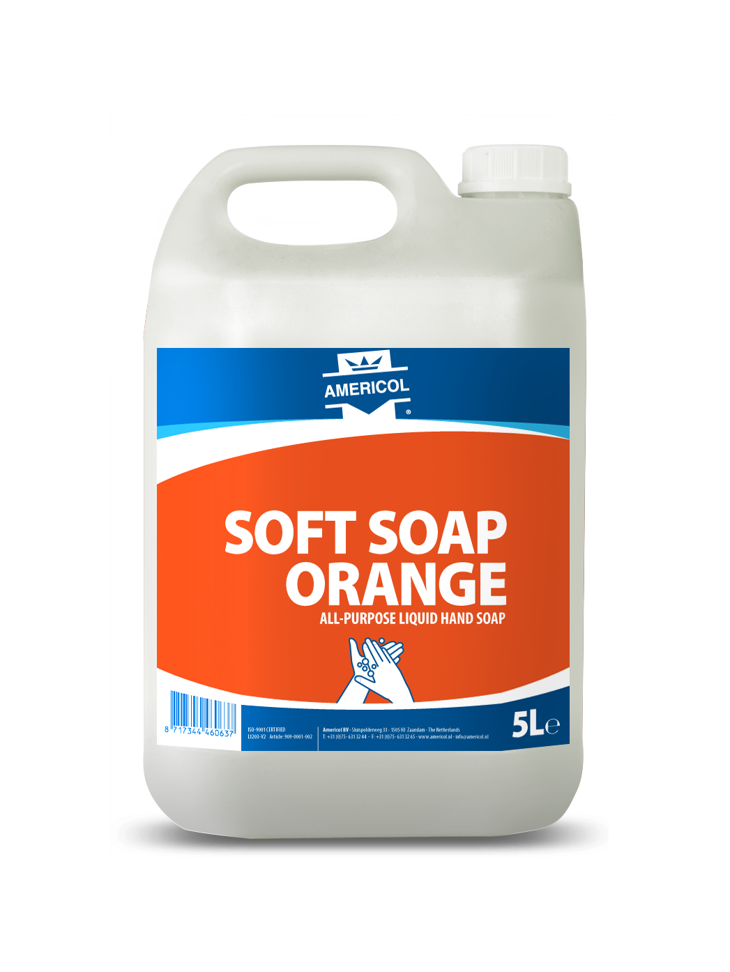 Soft soap orange (5 Liter)